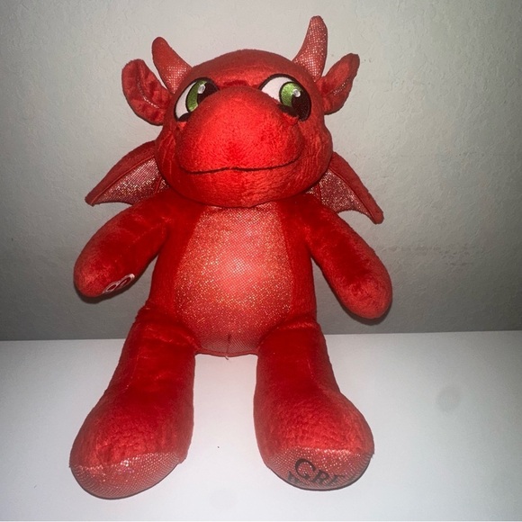 Build-A-Bear Other - Build A Bear Magic Quest Red Dragon Ellie Plush Great Wolf Lodge Exclusive Plush